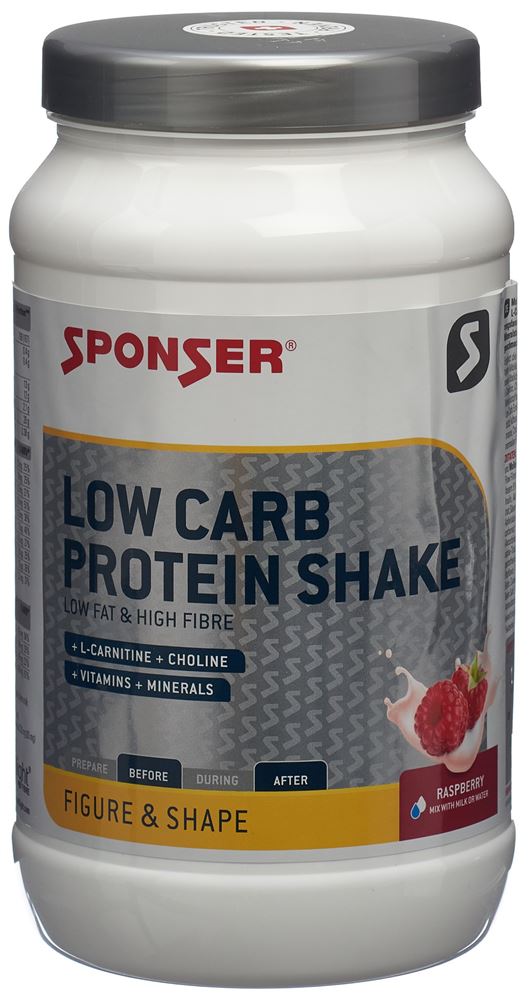 SPONSER Low Carb Protein Shake Raspberry Ds 550 g