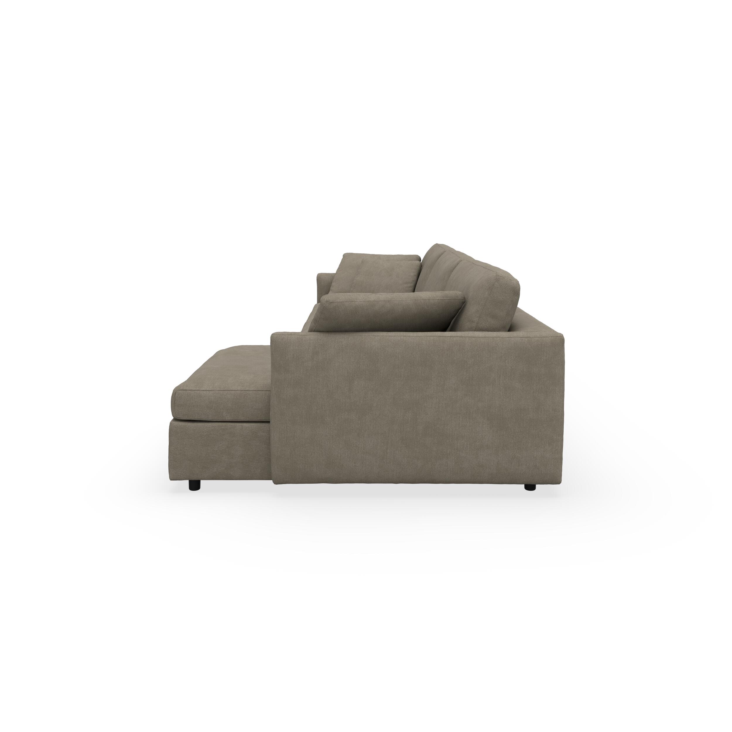 Angolo højrevendt sofa med chaiselong