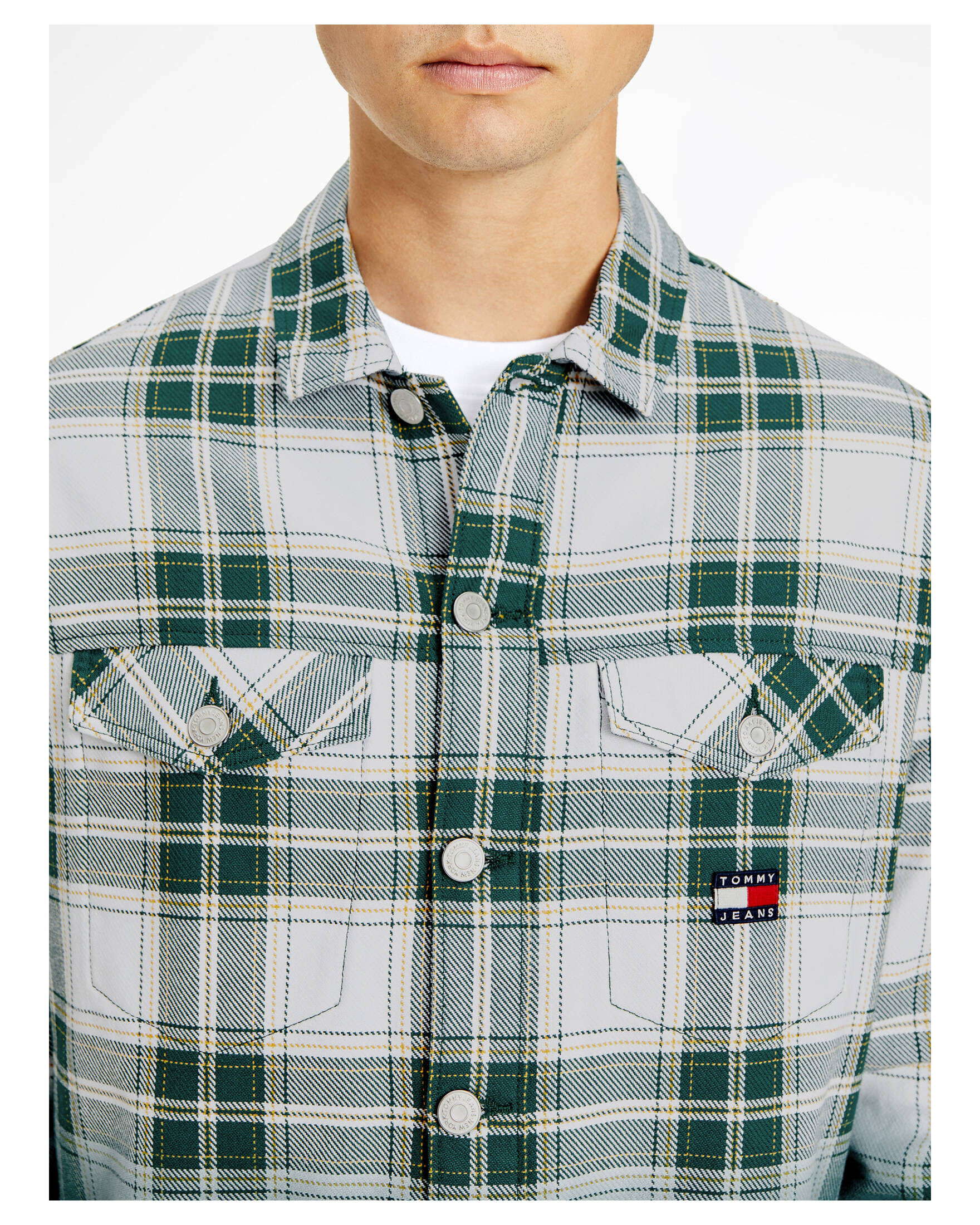 Tommy Jeans| Herren Hemd DIP DYE CHECK Langarm