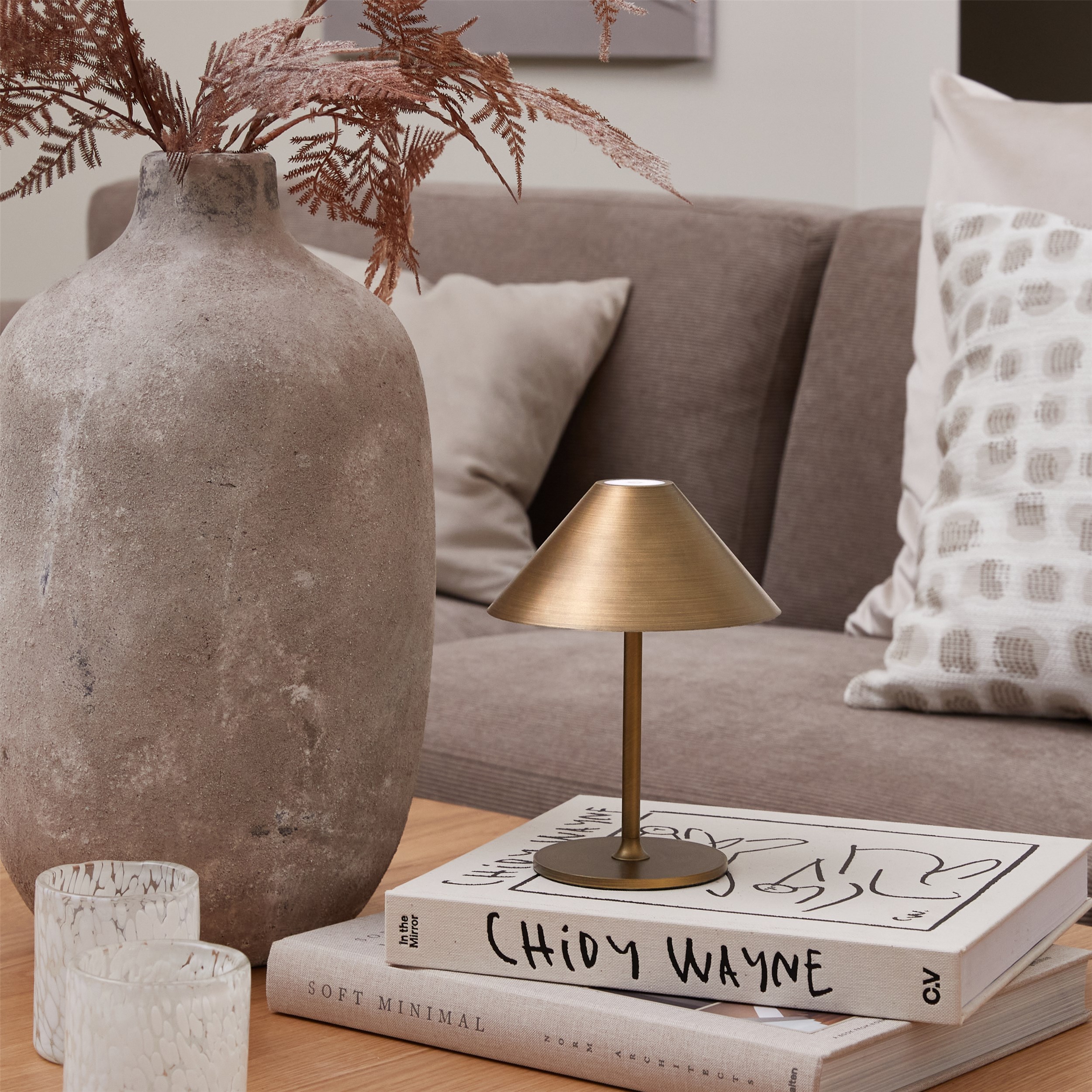 Hygge Bordlampe genopladelig