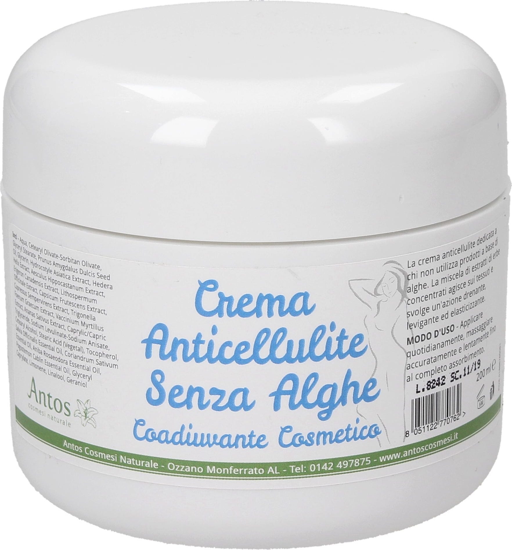 Antos   Cellulite-Creme ohne Algen, 200 ml