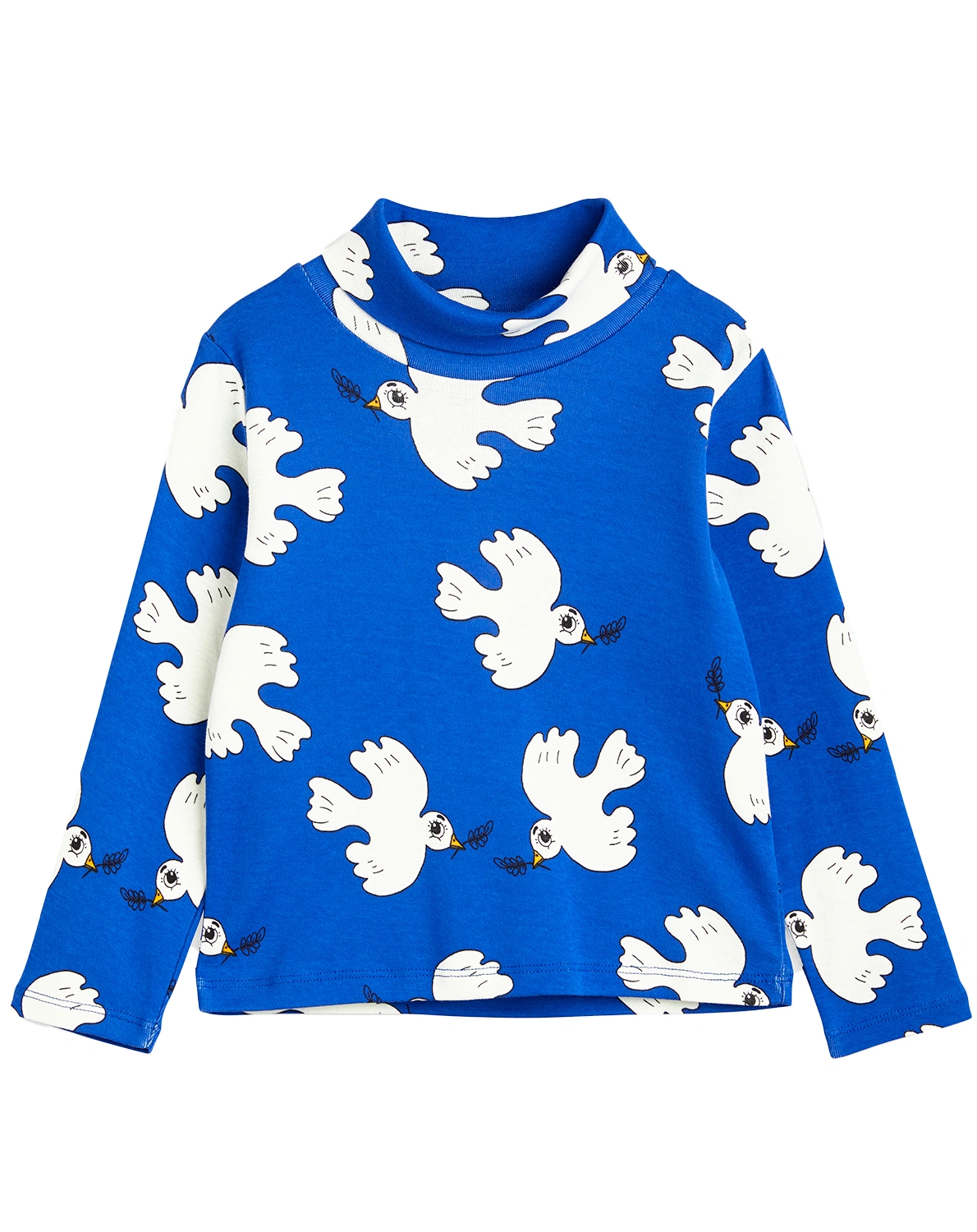 Rollkragen-Pullover PEACE DOVE in blue