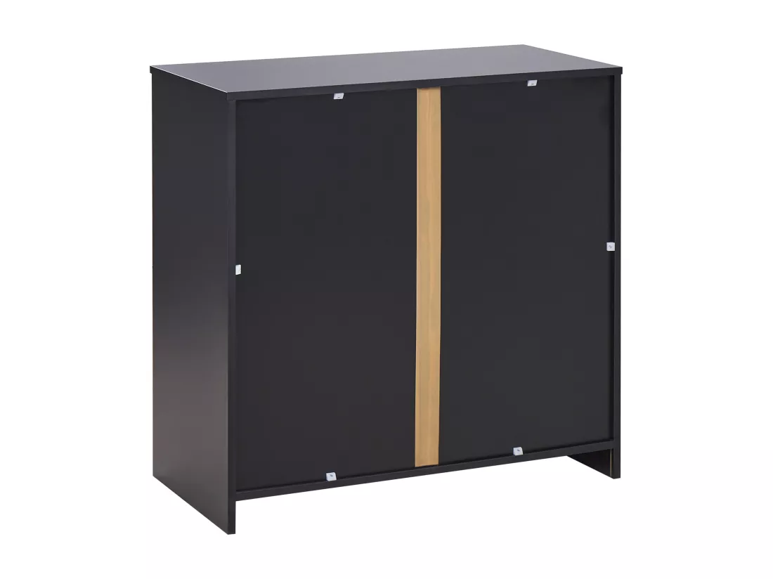 Meuble de rangement ZEHNA Marron/noir