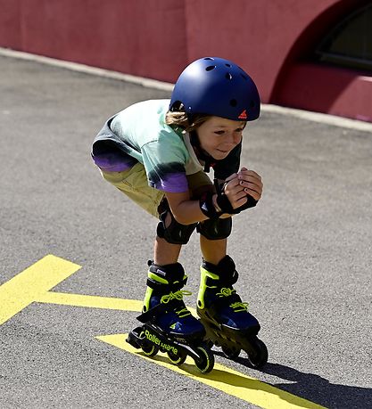 Rollerblade Rulleskøjter - Microblade 3WD - Blåe Royal/Lime