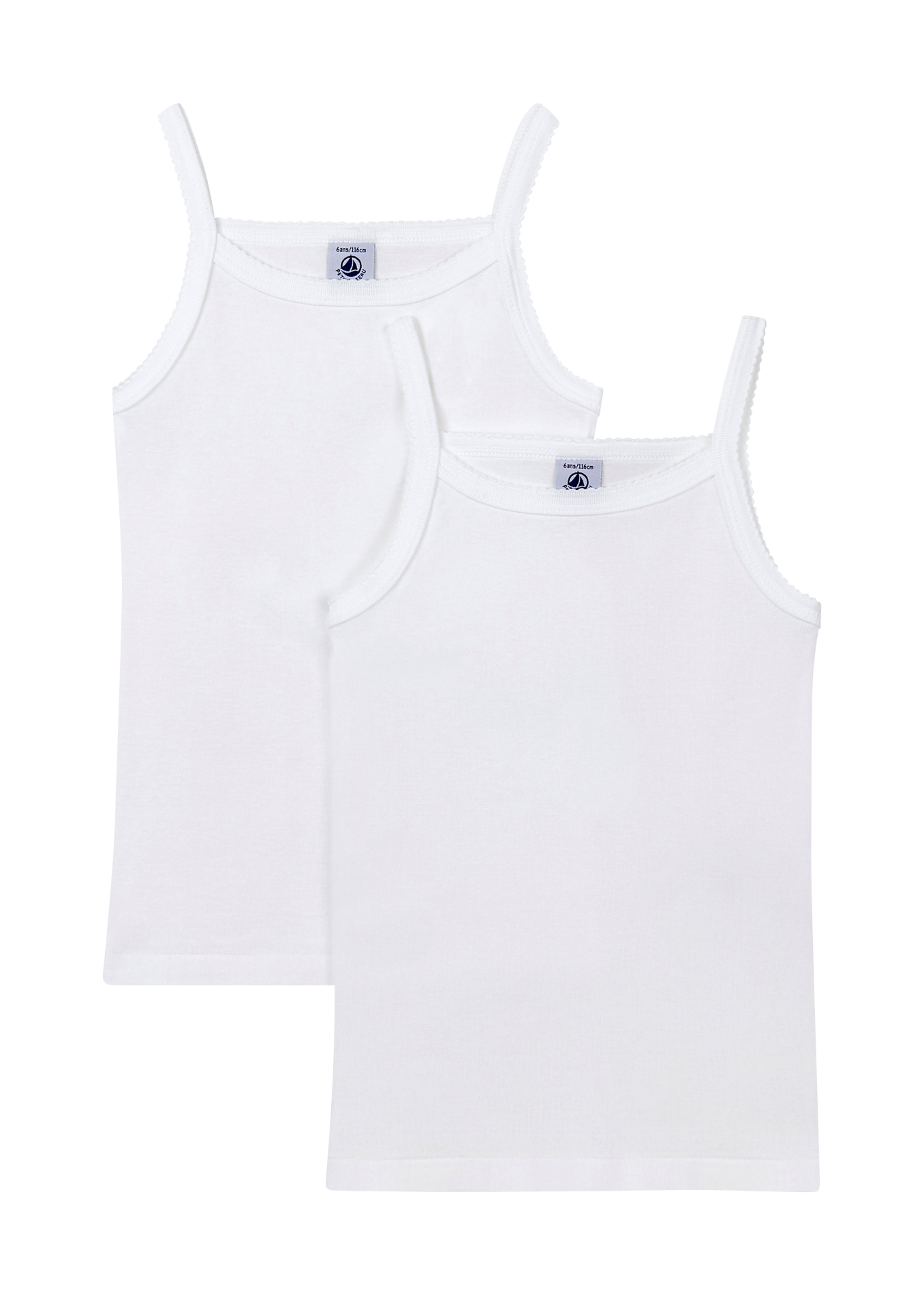 Lot de 2 tops en coton | Multicolore