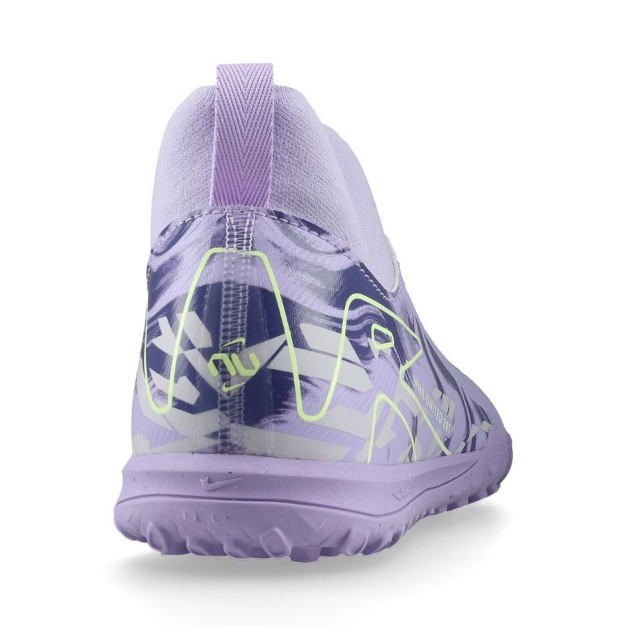 Nike Air Zoom Mercurial Superfly 10 Academy TF United - Purple Agate/Jaune Fluo Enfant