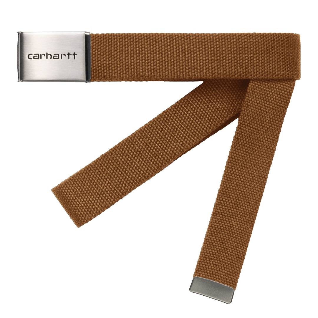 Carhartt WIP Clip Belt Chrome Black