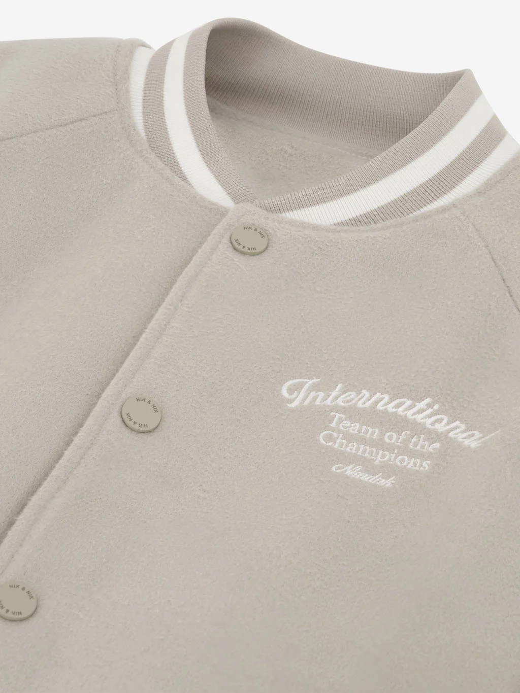 NIK&NIK baseball jacket grijs