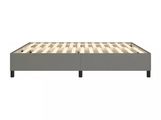 Sommier à lattes de lit Gris foncé 180x200 cm Tissu