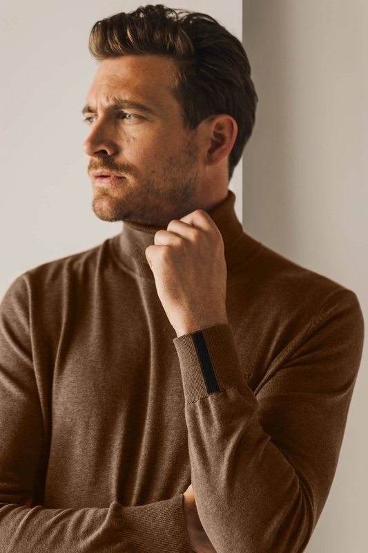 Only & Sons - Onsconnor Simple Life - Herensweater - Bruin - Regular Fit