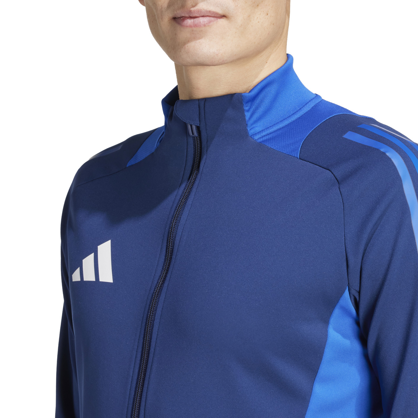 adidas Tiro 24 Competition Trainingspak Full-Zip Donkerblauw Blauw Wit