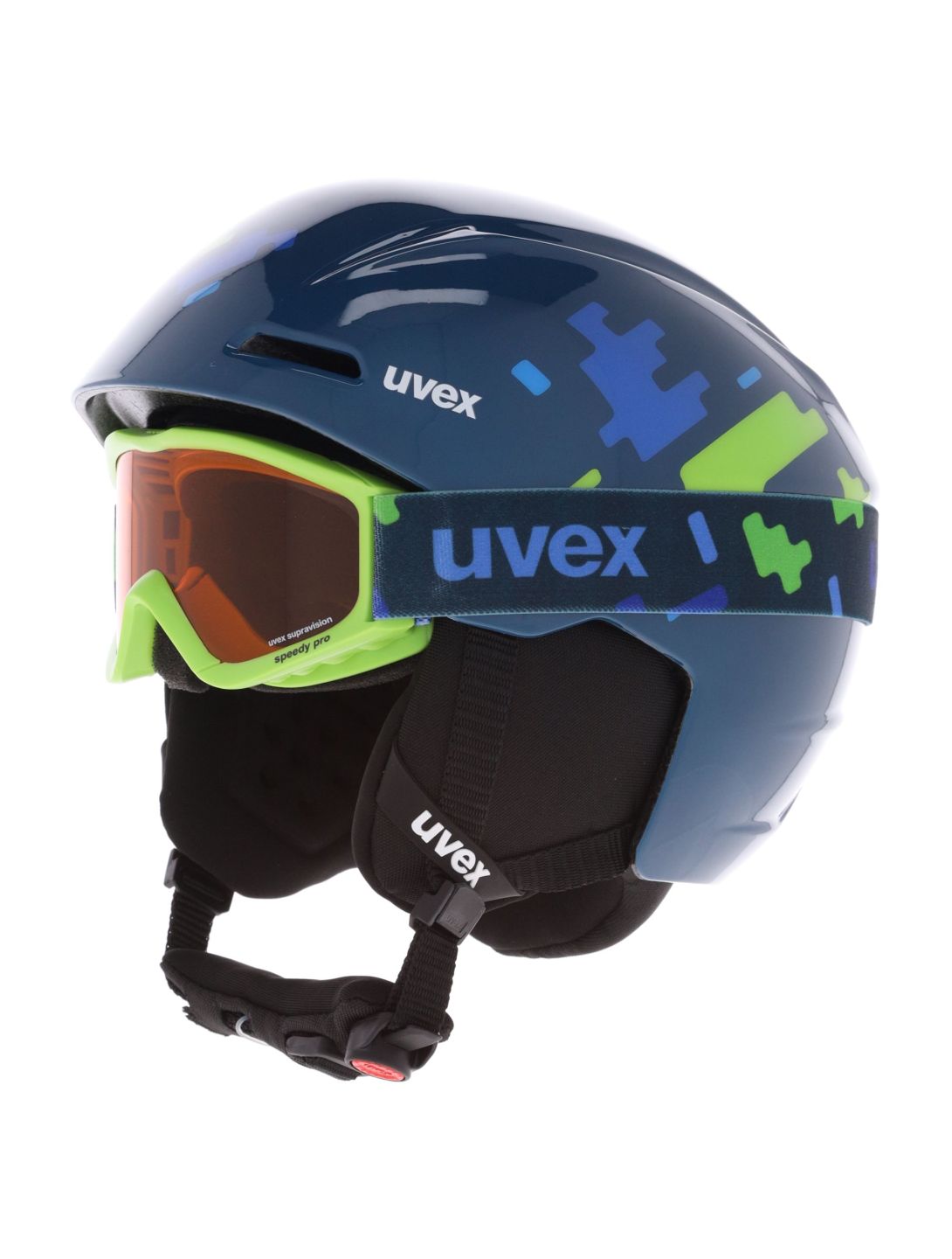 Viti Set + Speedy Pro skihelm kinderen
