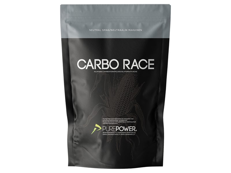 PurePower Carbo Race energipulver neutral 500 g.