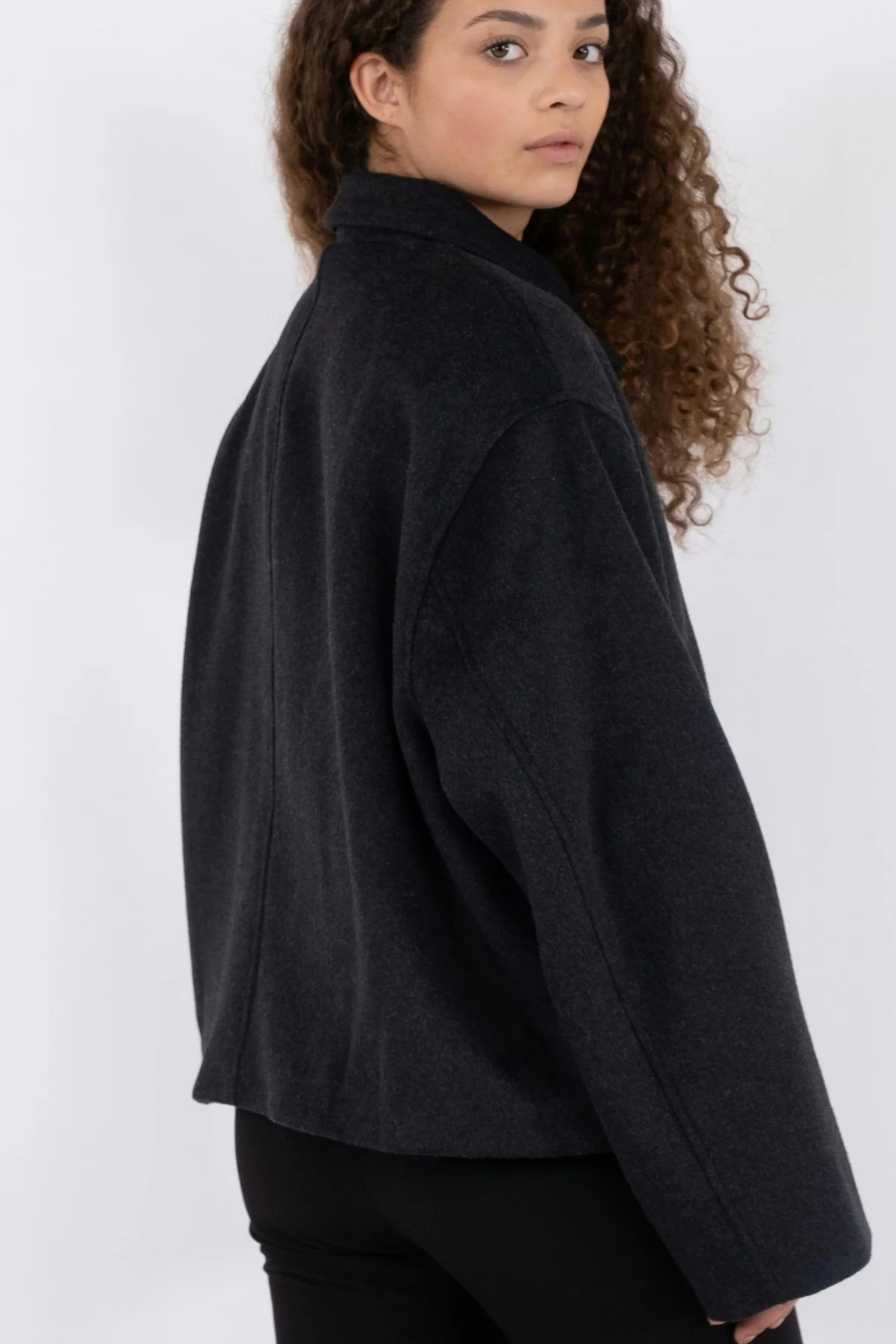 Neo Noir Hamra Wool Jacket antracit