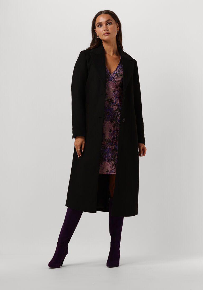 NOTRE-V zwarte notre-v mantel wool coat