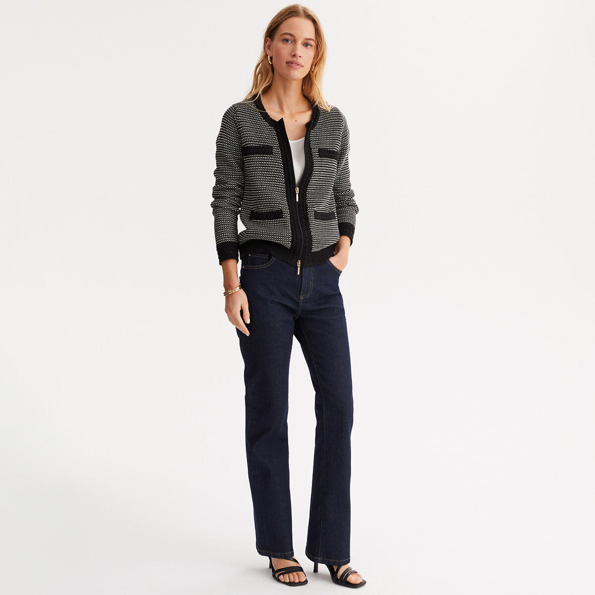 ANNE WEYBURN<br>Calças Bootcut