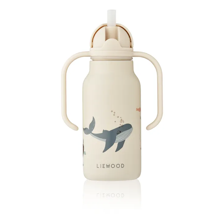 Liewood Gourde en inox Kimmie - 250 ml  | Sea creature/Sandy