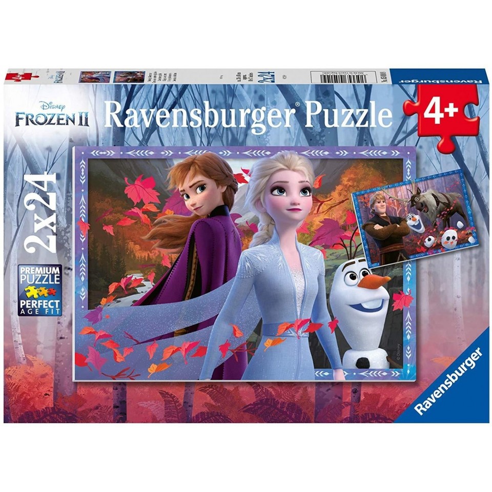 Ravensburger - Frozen 2 Frosty Adventures 2x24p
