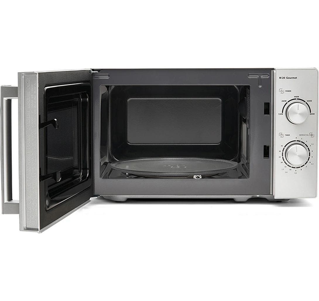 Mikrowelle M20 Gourmet Schwarz/Silber<br>Design-Mikrowelle
