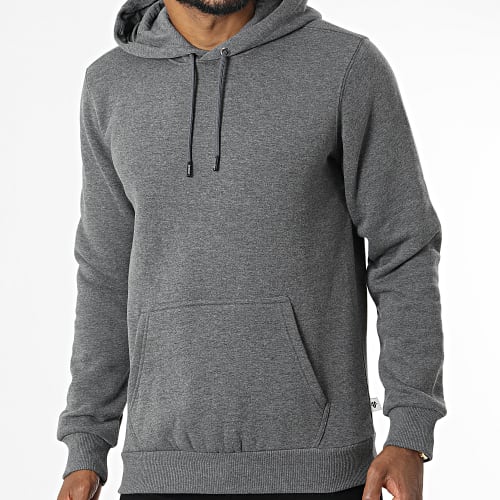 Sweat Capuche SWP-882 Gris Anthracite Chiné