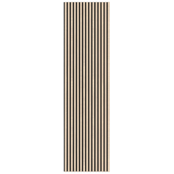 Lattenwand 260x52,6 cm licht eiken, dikte 22 mm