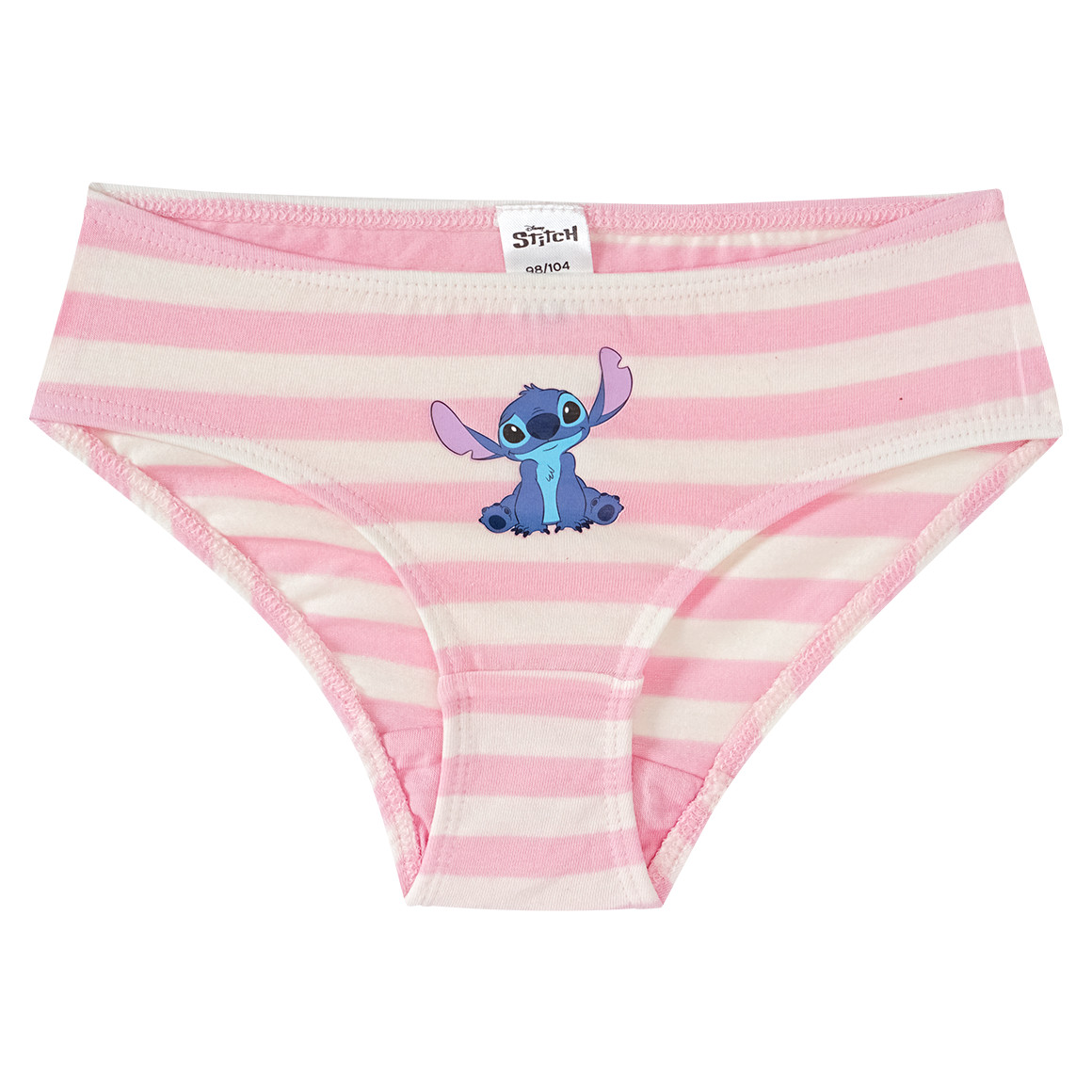Topolino 3 Disney Stitch Slips im Set rosa / cremeweiss / hellblau