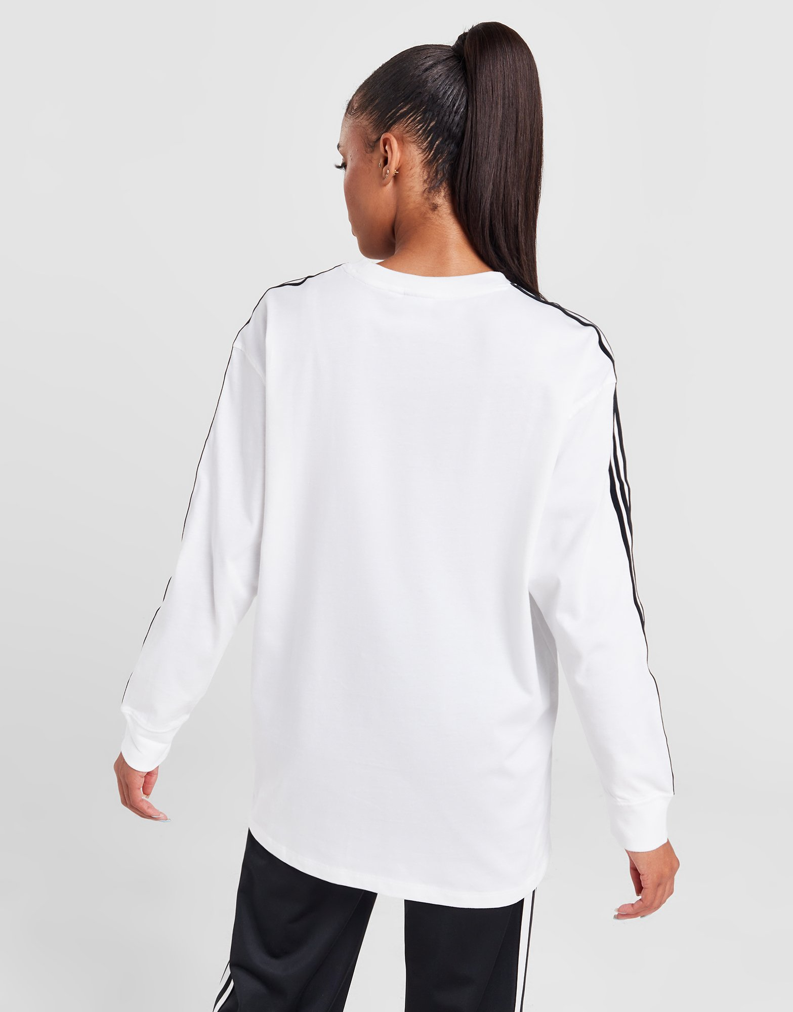 adidas Originals T-shirt Manches Longues Boyfriend Femme