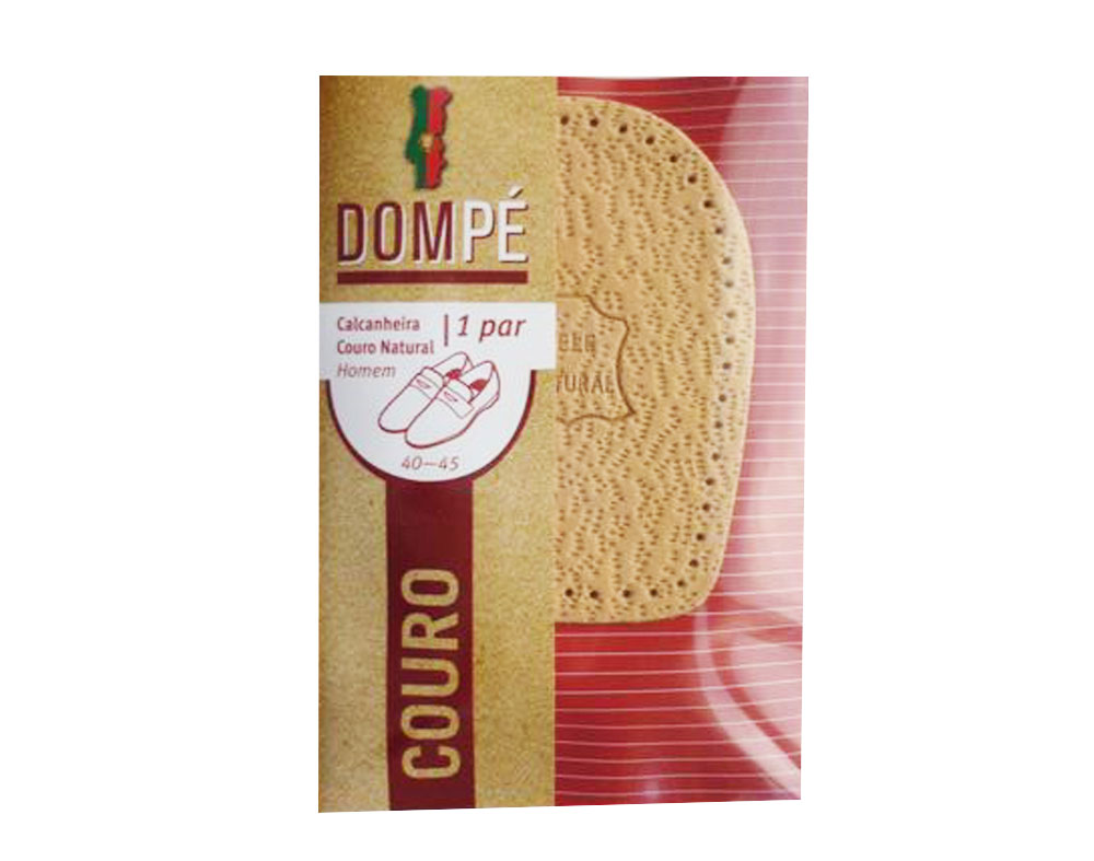 CALCANHEIRA DOM PÉ COURO BATURAL 40/45