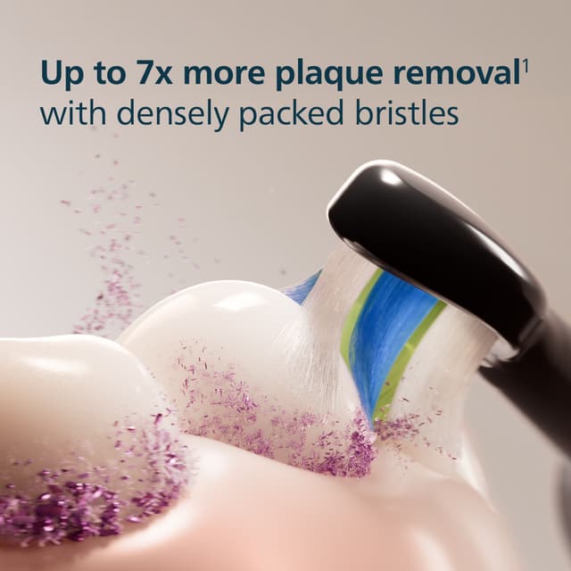 Philips Sonicare W2 Optimal tandbørstehoved HX6064/88 (sort)
