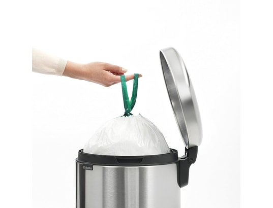 BRABANTIA - Poubelle à pédale Pedal bin new icon 30L - matt steel 114380