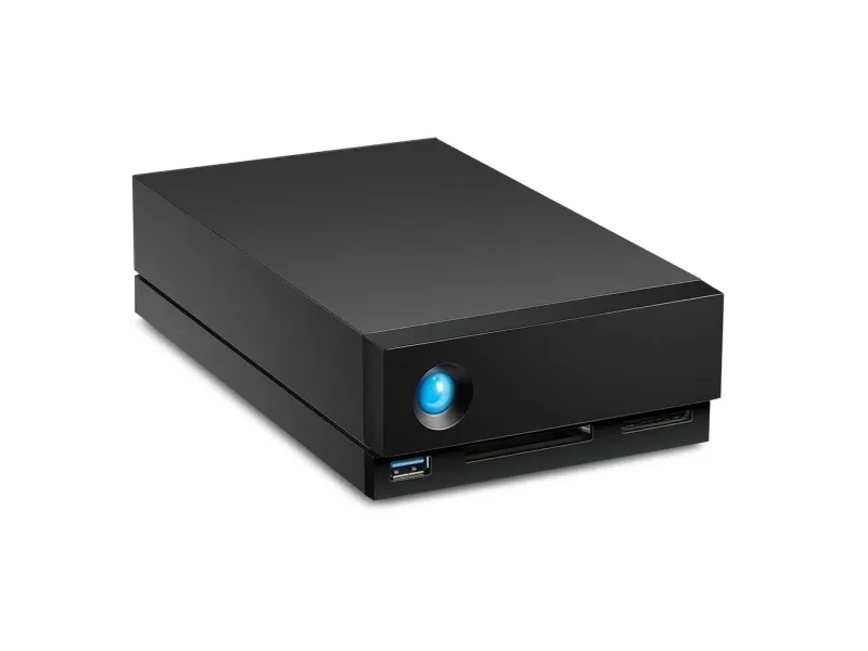 LaCie 1big Dock STHS4000800 - Harddisk-array - 4 TB - 1 bays (SATA-600) - HDD 4 TB x 1 - Thunderbolt 3, USB 3.1 (ekstern) - med 5 års Rescue Data Recovery Service Plan