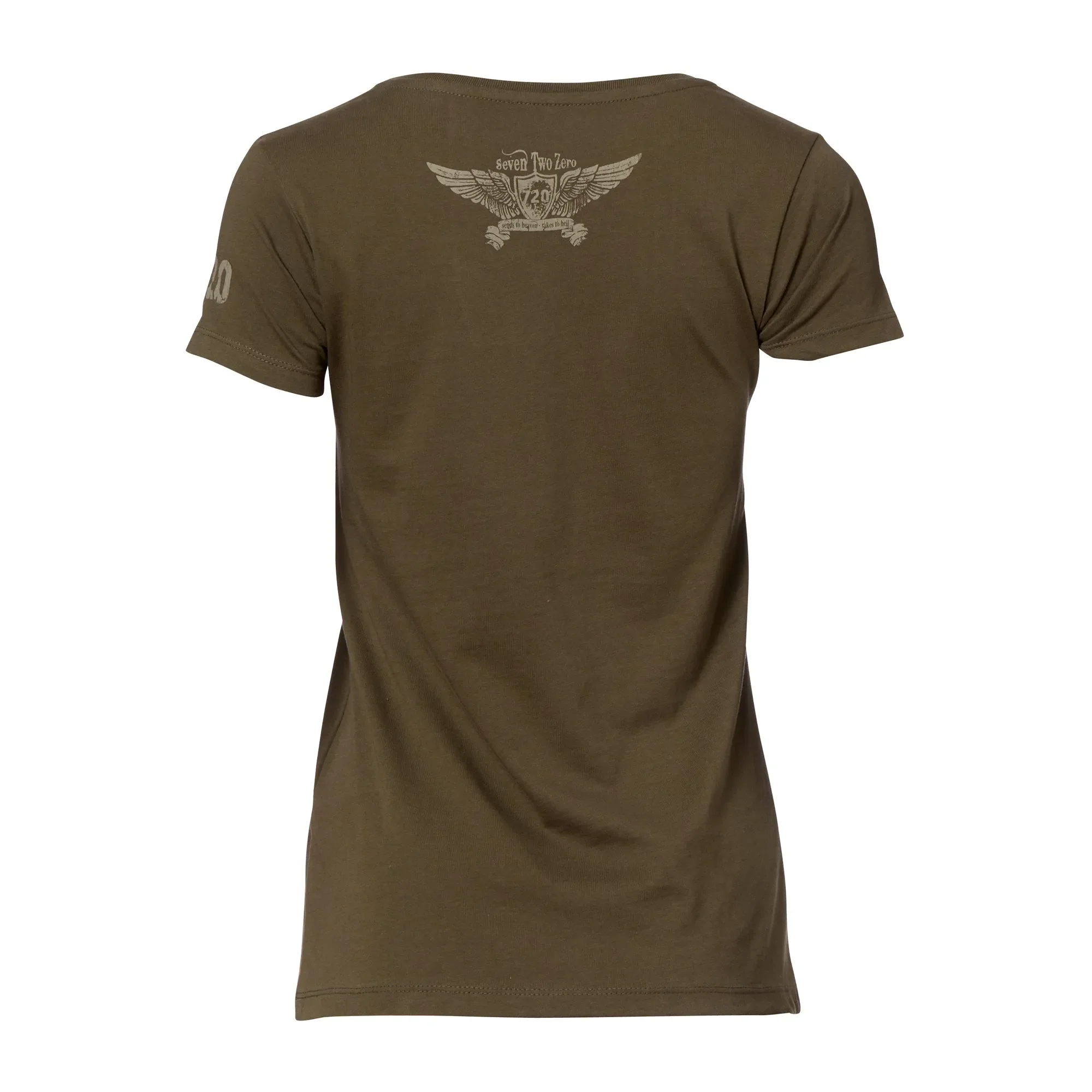 720gear -  720gear T-Shirt Don‘t tread on me army Frauen