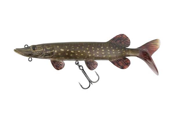 Leurre Souple Ultra-Réaliste Fox Rage Réplique de Brochet 15cm (30g)