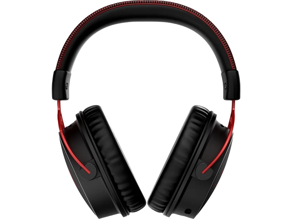 HyperX Cloud Alpha - Headset - cirkumaural - 2,4 GHz - trådløs - sort, rød - til Victus by HP Laptop 15, 16, Laptop 14, 15, 17, Pavilion x360 Laptop, Pro 290 G9 (4P5D4AA)