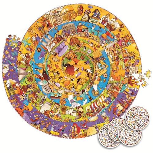 Djeco puzzel observation geschiedenis (350st) DJ07470nb