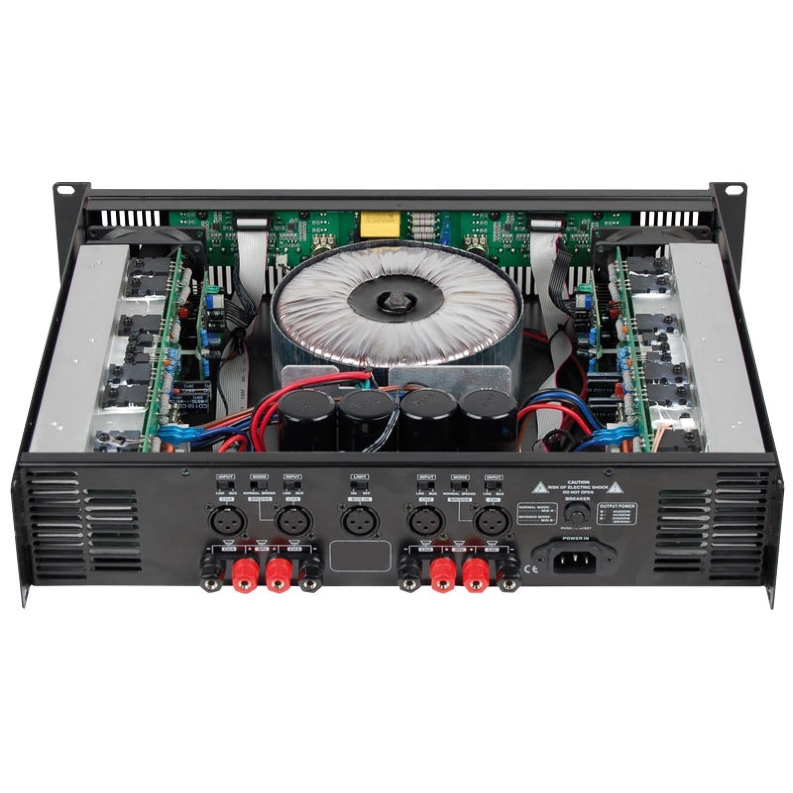 Audiophony WA-4X3 versterker 4 kanaals 4x 200 watt @ 8 ohm