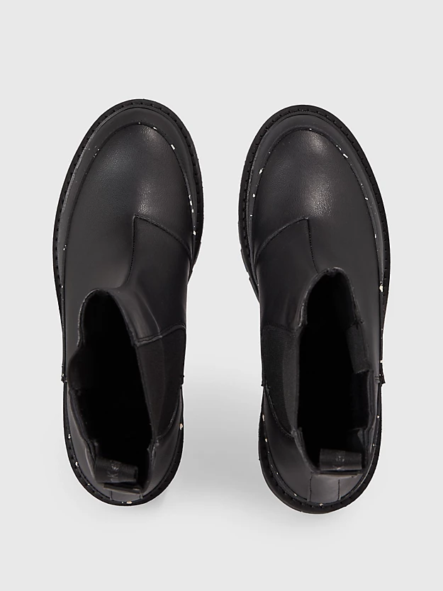 Botas de cano curto em couro sintético