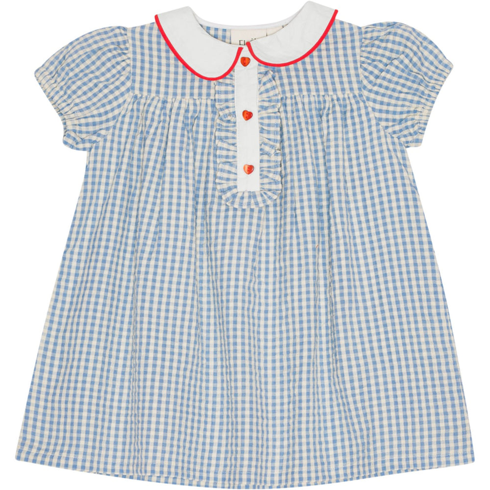 Køb Flöss Blue/Soft White Gingham River Kjole