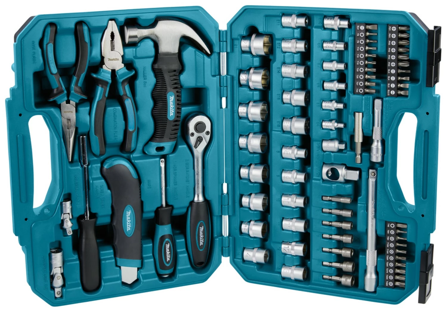 Makita E-10899 Gereedschapset in koffer - 76-delig