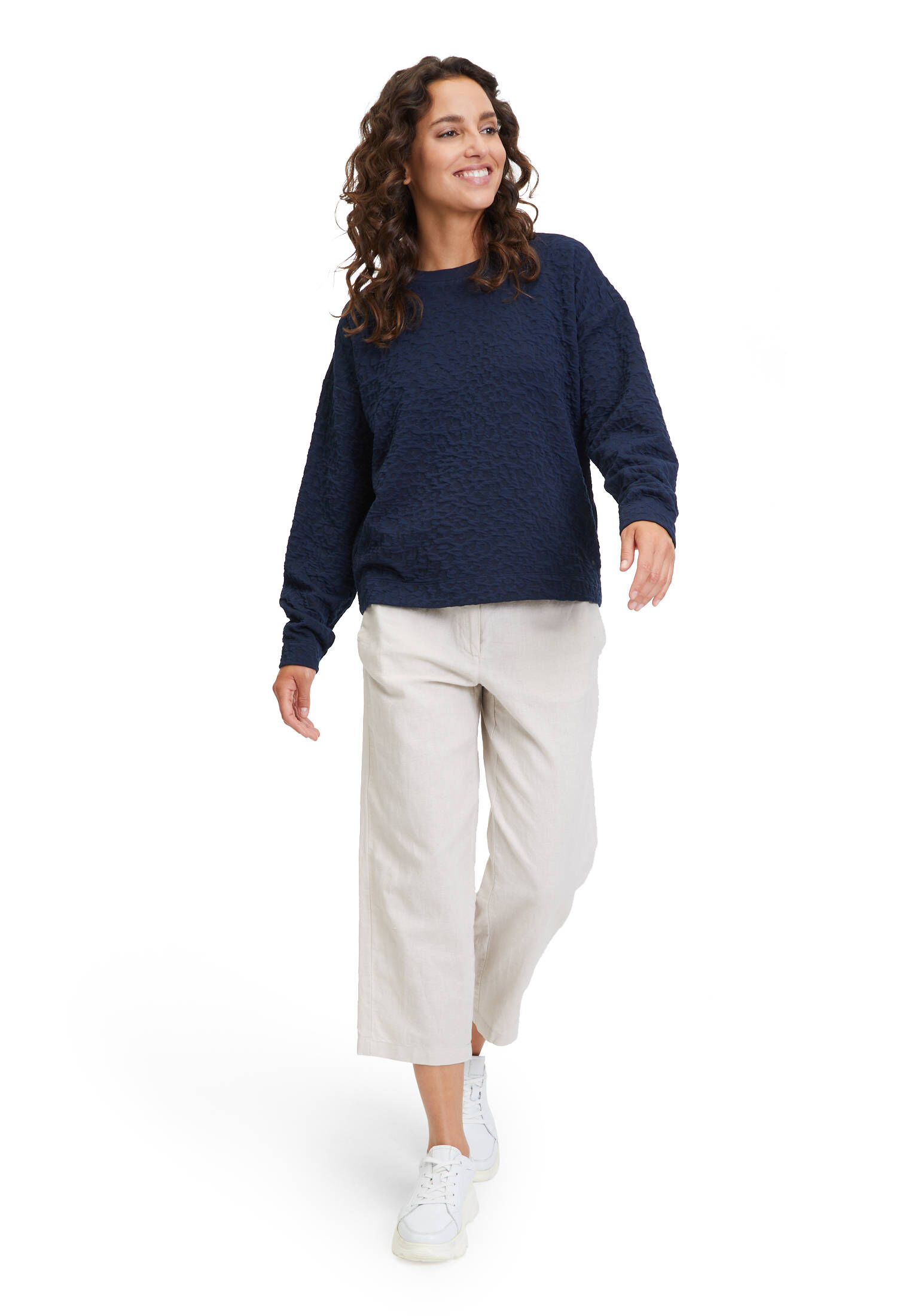 Betty & Co| Damen Sweatpullover mit Struktur