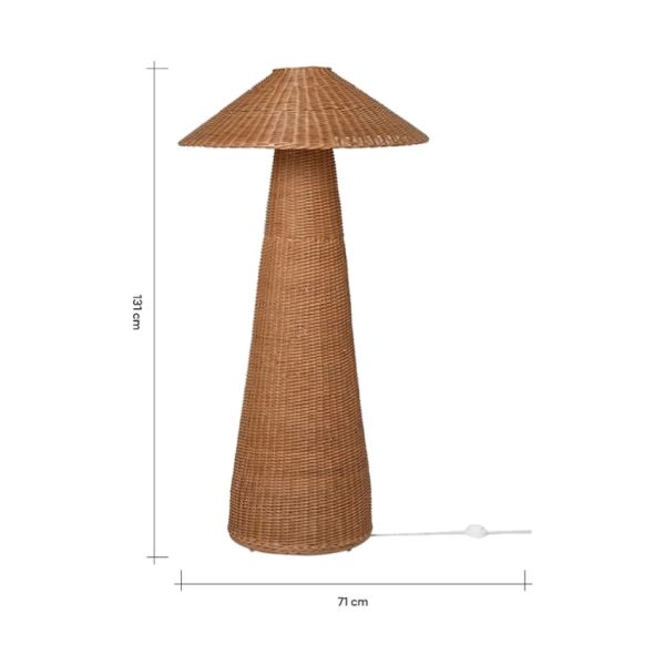 Ferm Living Dou Vloerlamp Natural
