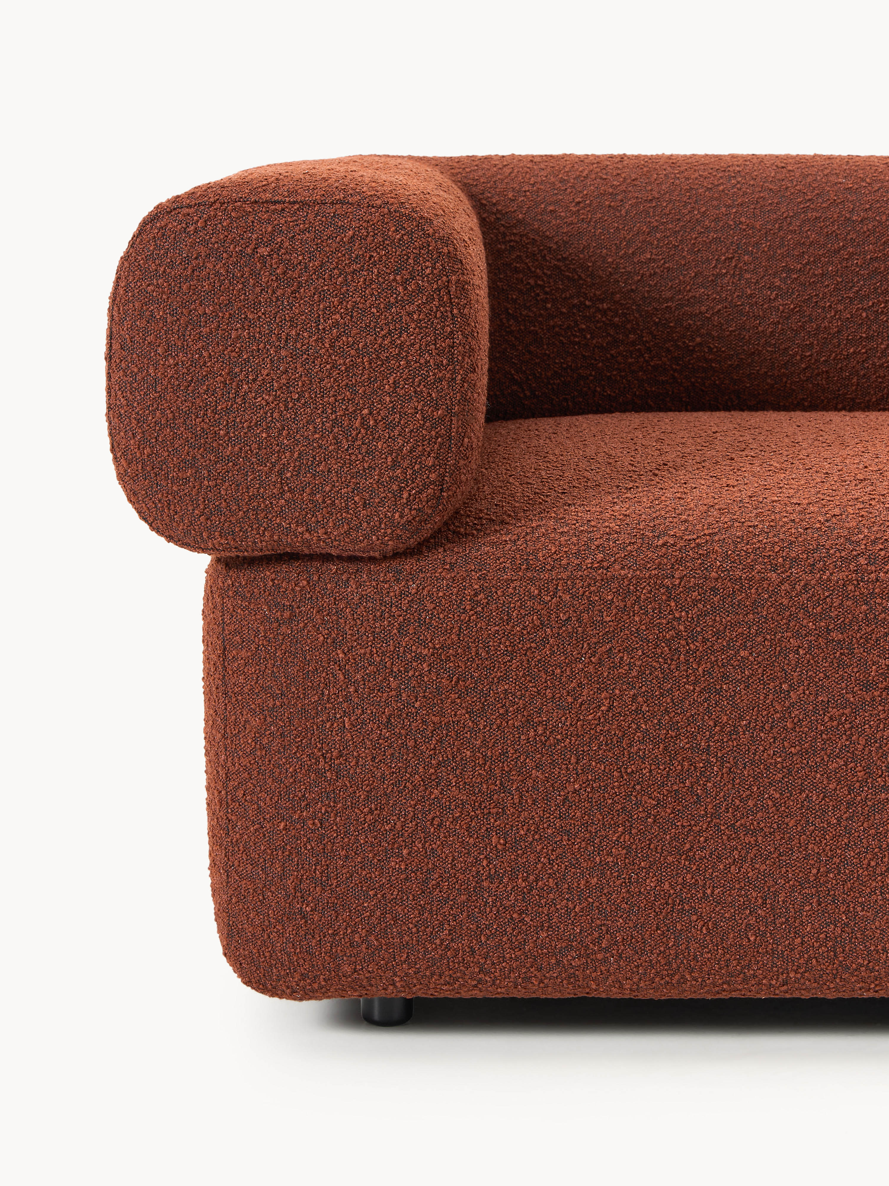 Modulaire bank Anton (4-zits) van bouclé