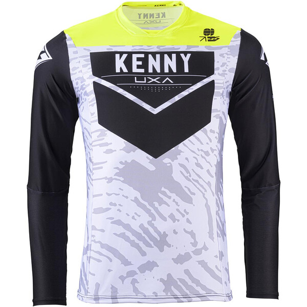 Kenny - Maillot Performance Stone Blanc / Noir / Jaune