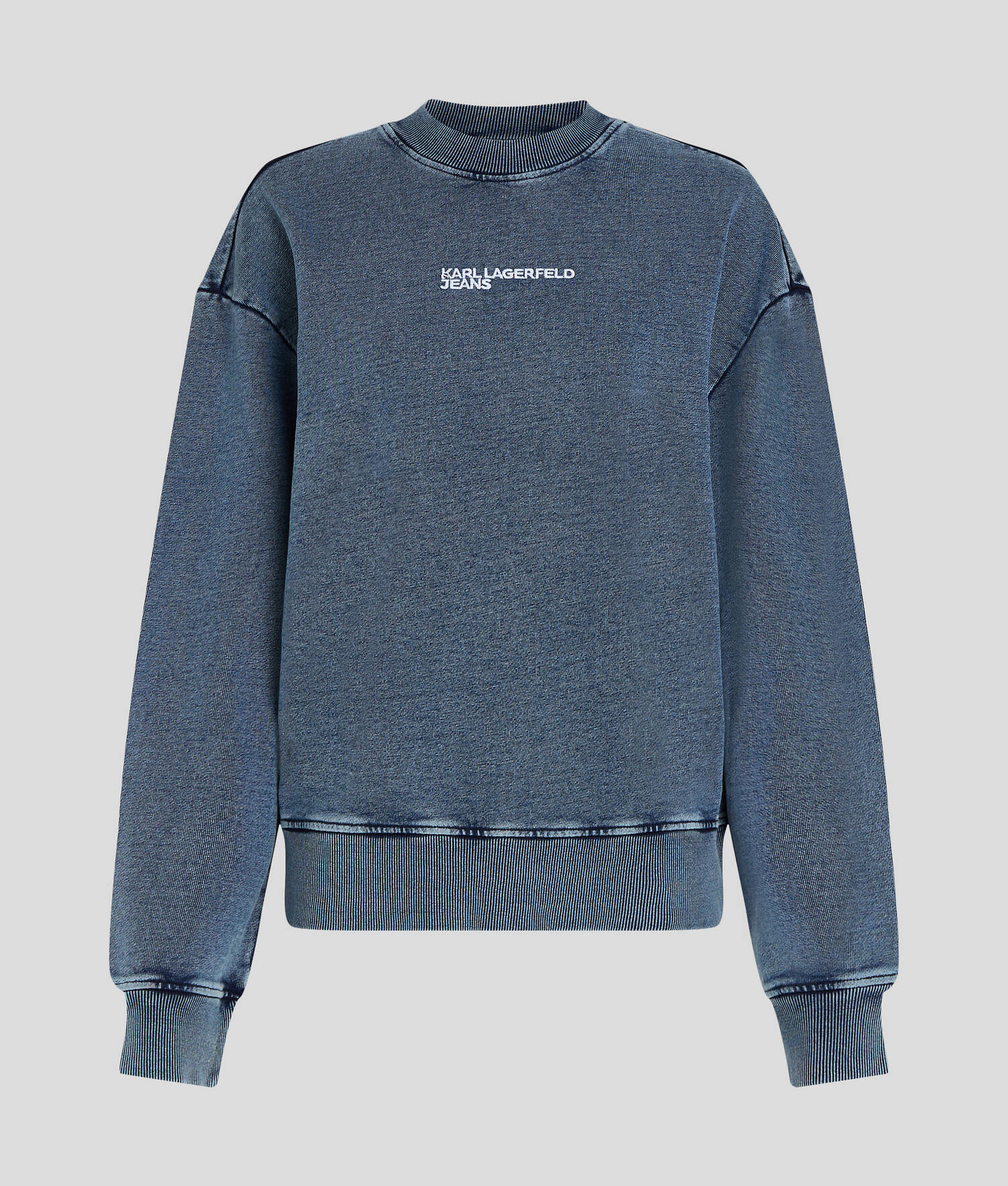 SWEAT-SHIRT EFFET DÉLAVÉ À L'ACIDE KLJ