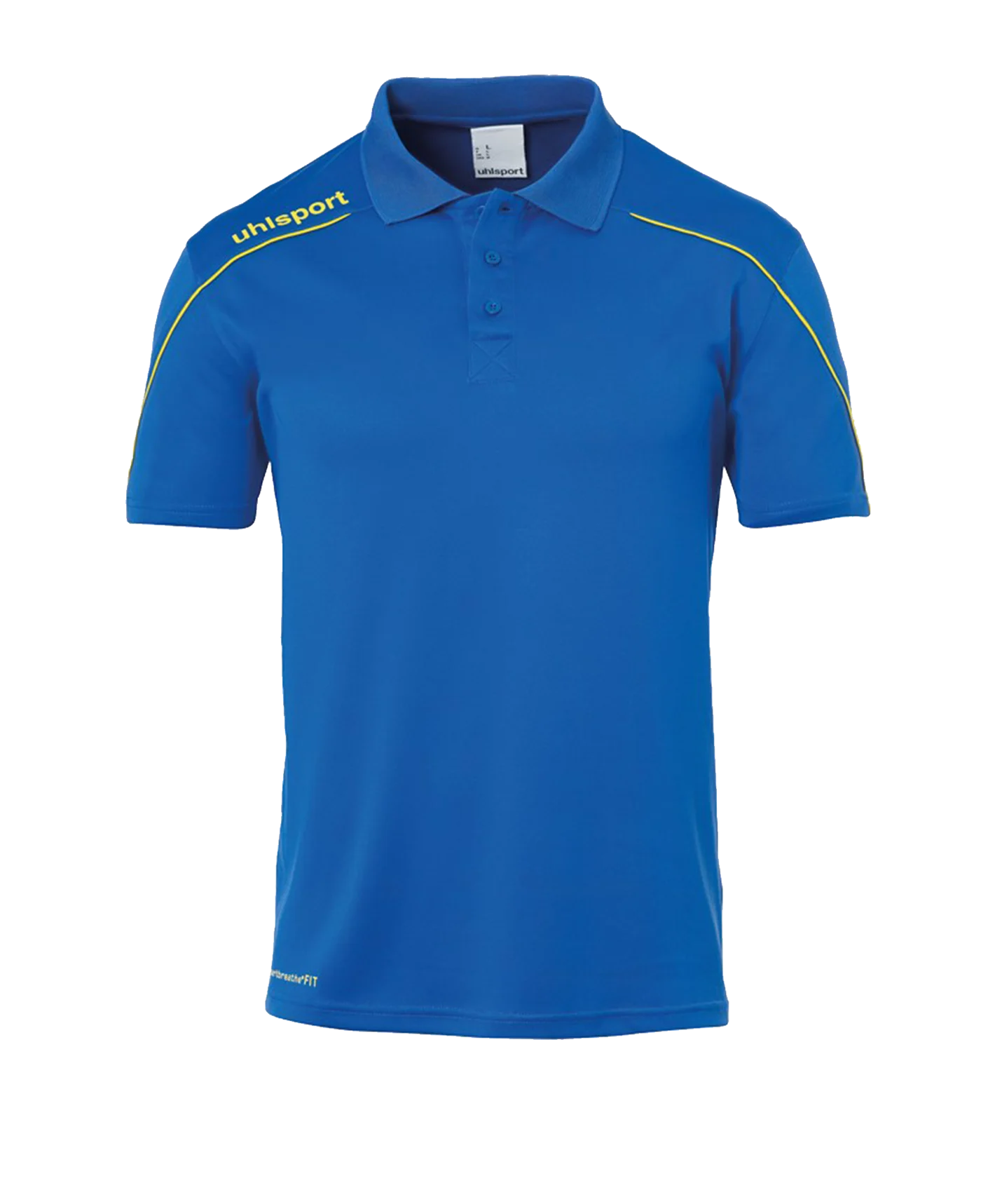 uhlsport Stream 22 Poloshirt Kids Blau Gelb F14