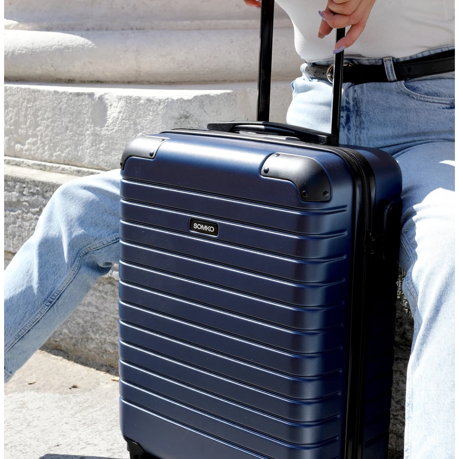 Somko Line - 4-Rollen Kabinentrolley S 55 cm navy