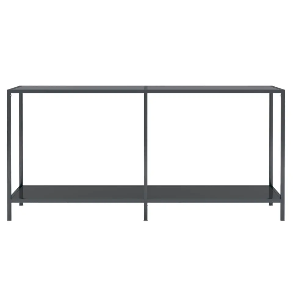 vidaXL - Wandtafel - Zwart - Glas