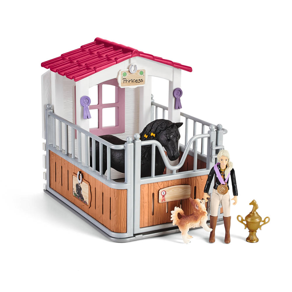 schleich HORSE CLUB paardenbox met Tori en Princess 42437