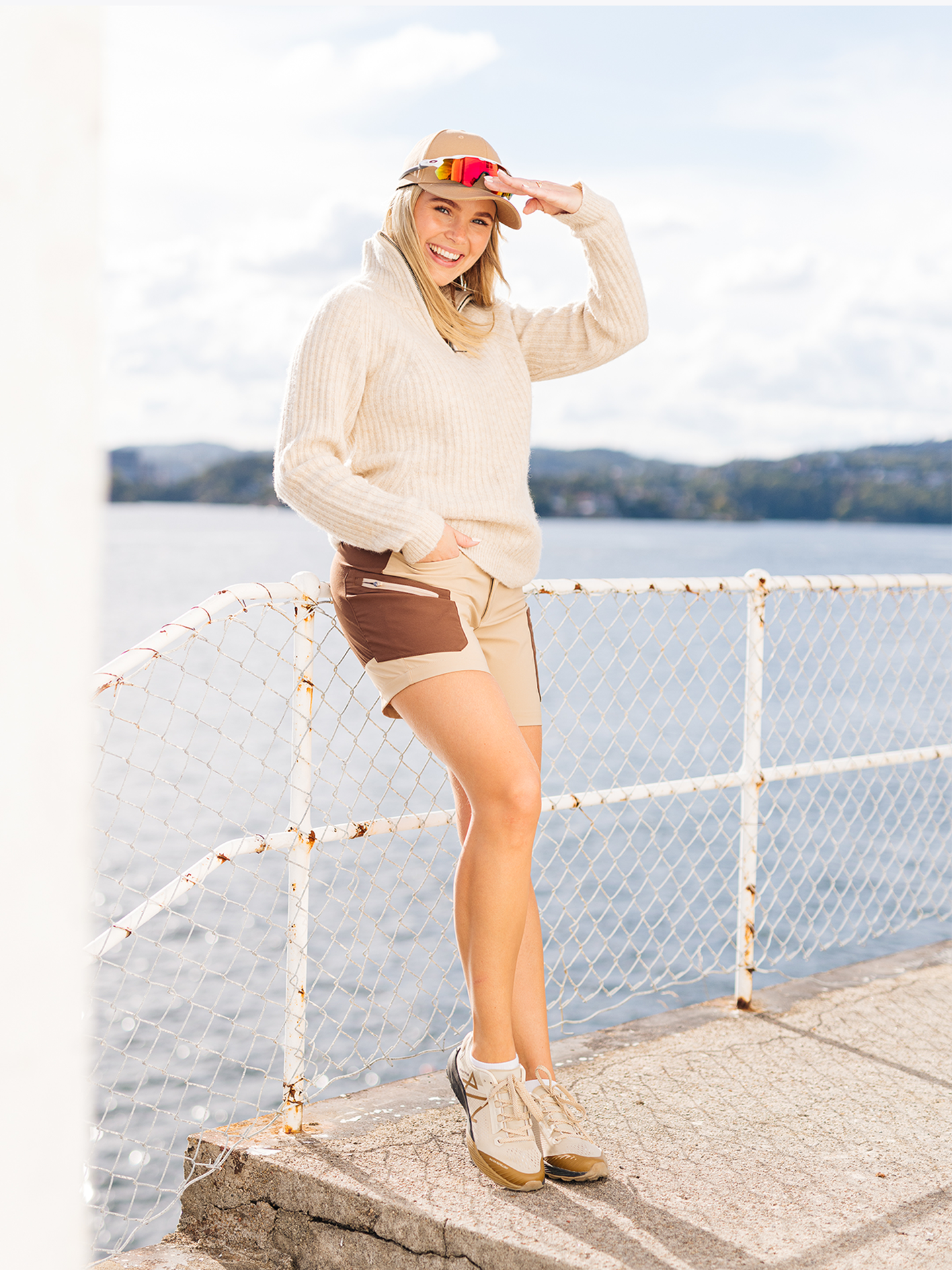 1222 Half Zip Genser