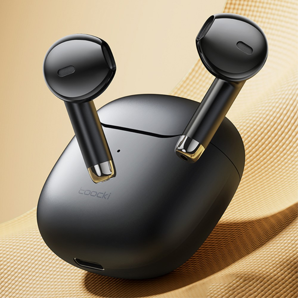Bluetooth 5.3 In-Ear Kopfhörer True Wireless Headset   Ladecase (320mAh) (IPX4) - Schwarz